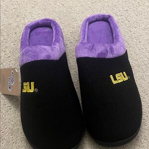 NWT LSU slippers